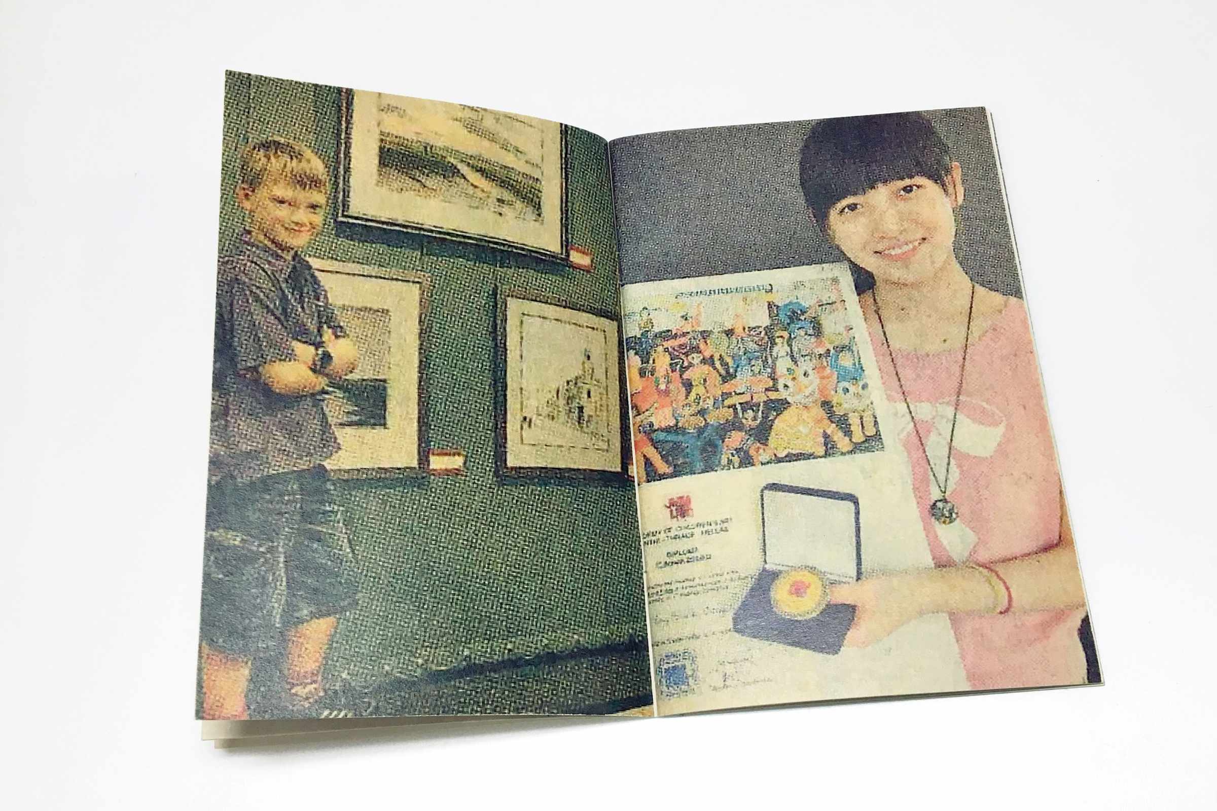 LAI Long Sang - A Classroom of Fallacy artist book inside layout spread view 02